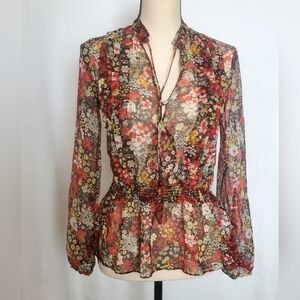 Zara Floral Blouse